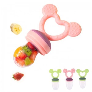 Silicone Baby Fruit Food Food Fooder Smoczek, Zabawka Teether Fruit Owoce